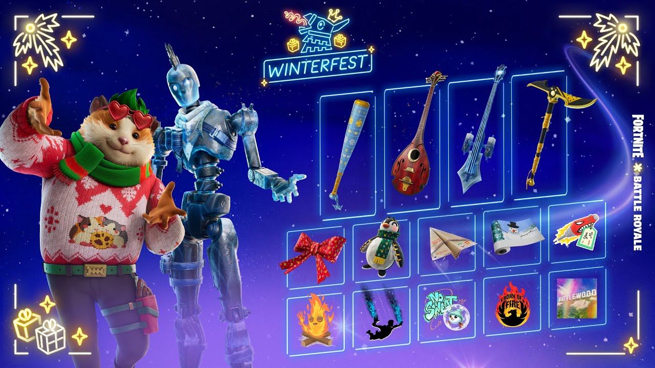 WINTERFEST PRESENT, SQUAD UP, BATTLE PASS, WEEK 3-5(CAT HOLLOWAY)&DAILY  QUESTS - CHAPTER 7/SEASON 1