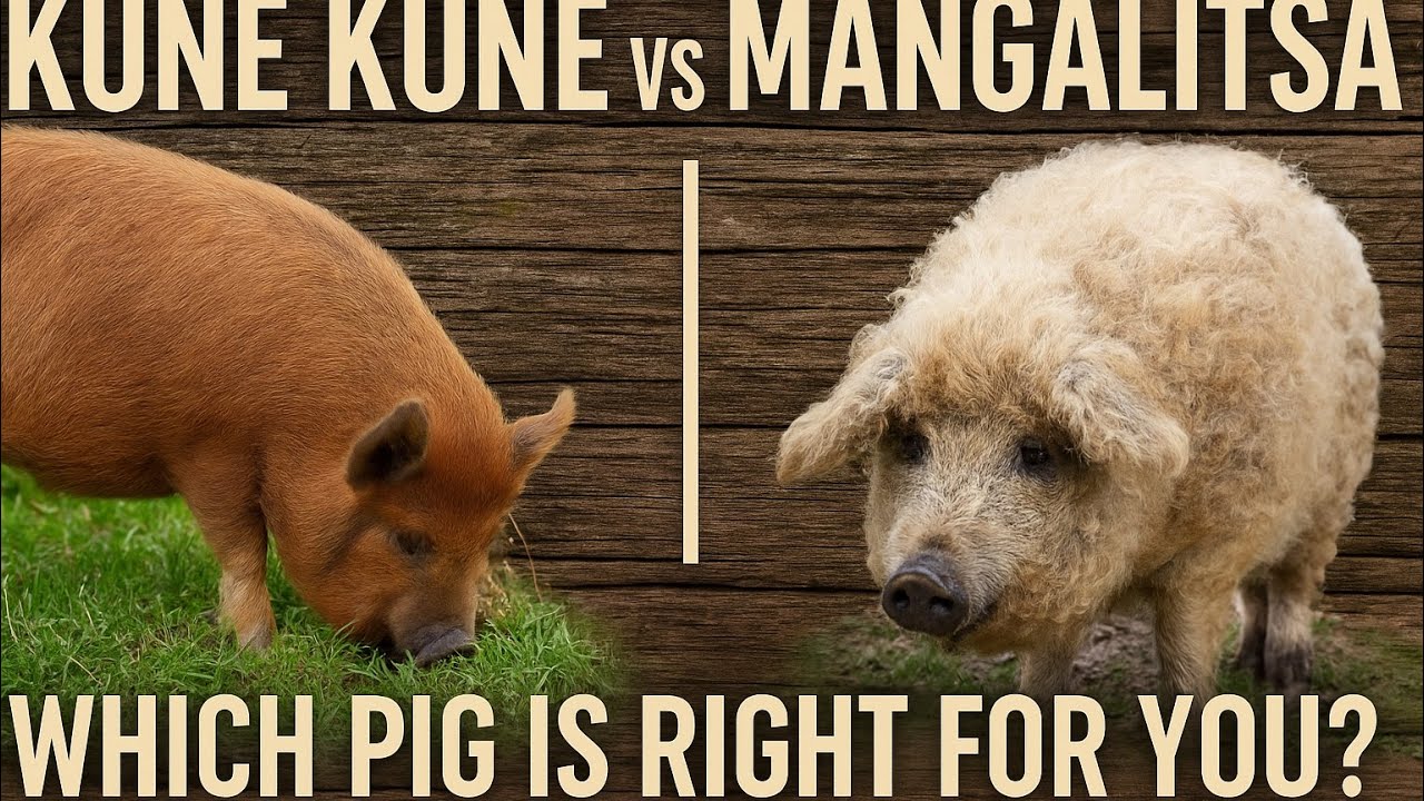 Kune Kune vs Mangalitsa Pigs | Which Heritage Breed is Best for Your Farm?