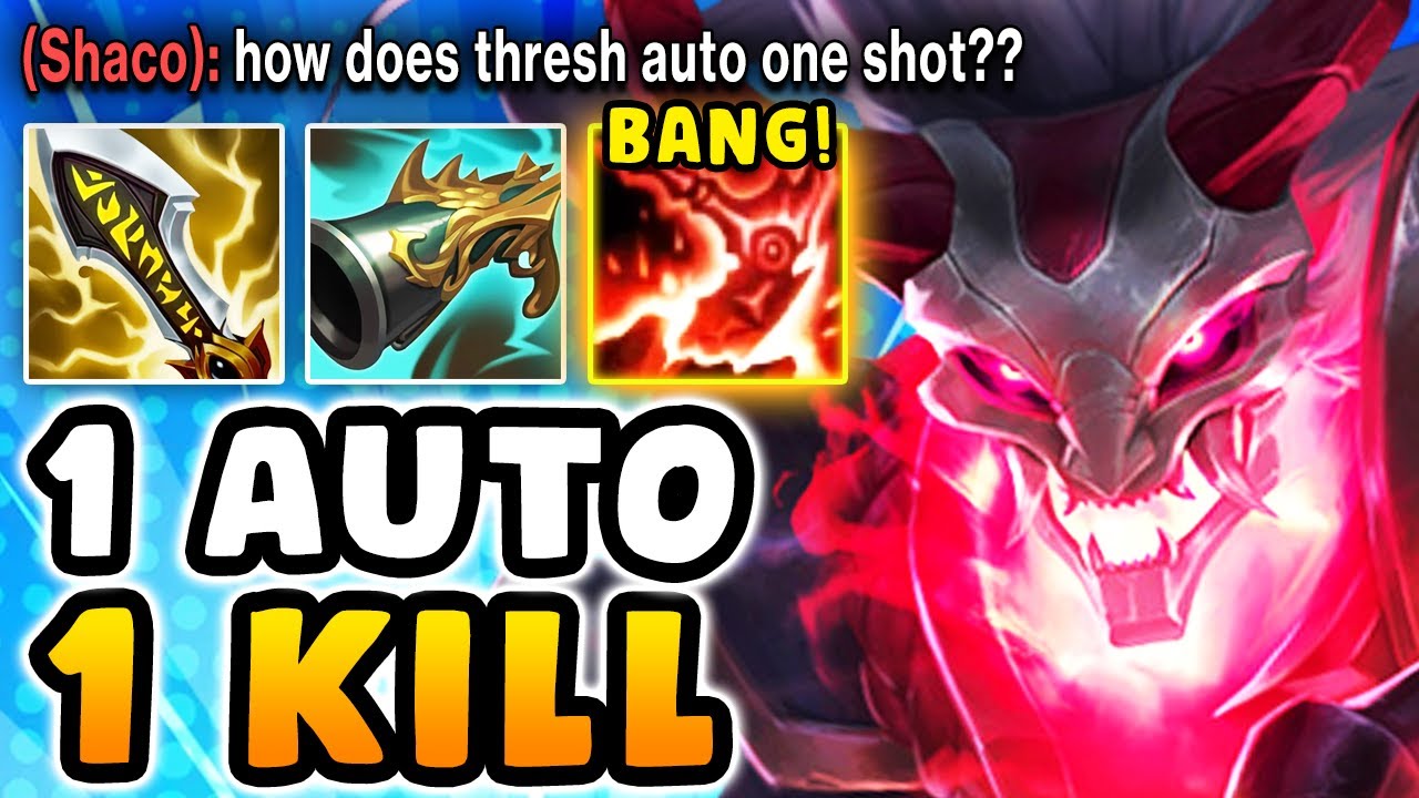 How I Created the DEADLIEST Thresh of all time (1 AUTO = 1 KILL, INSANE ENDING)