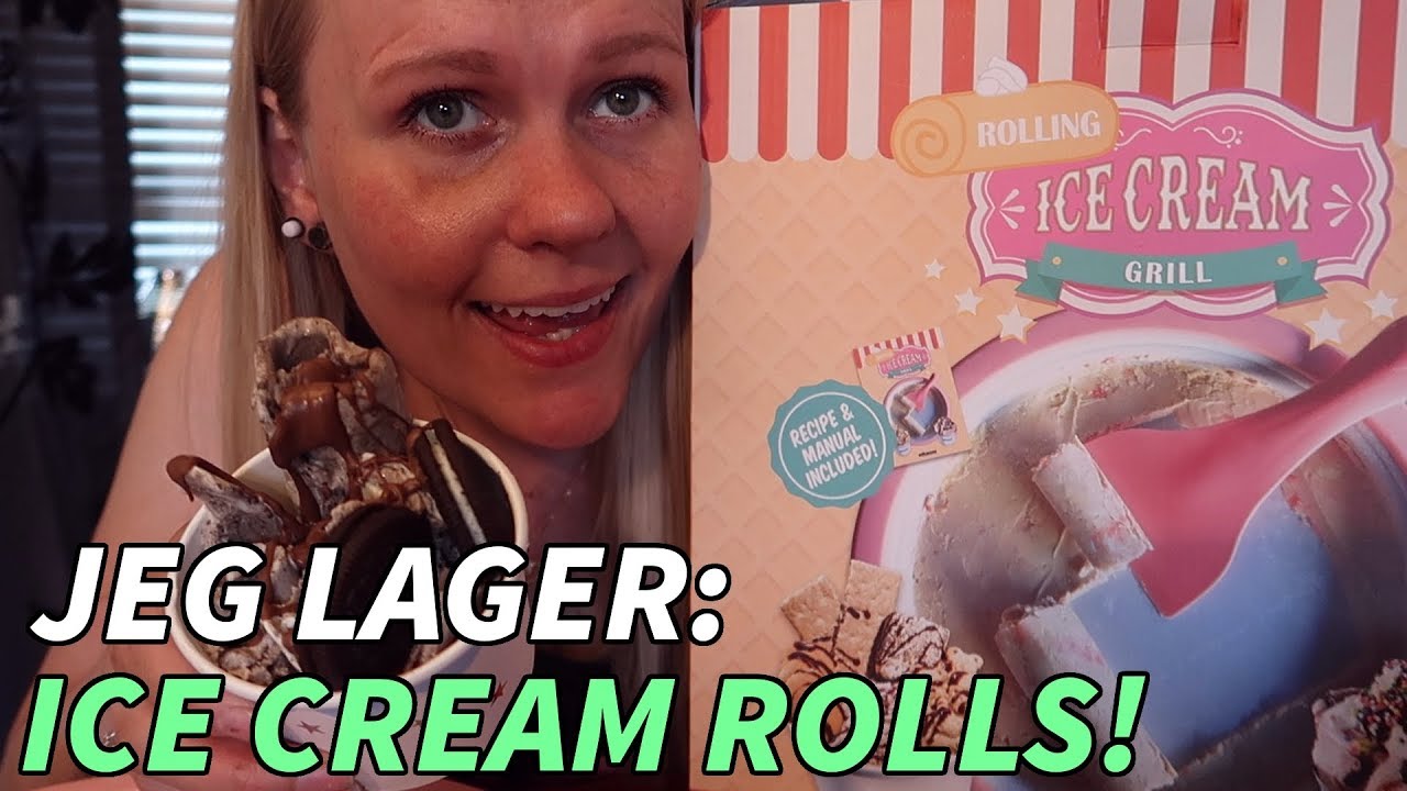 JEG TESTER ICE CREAM ROLLS!