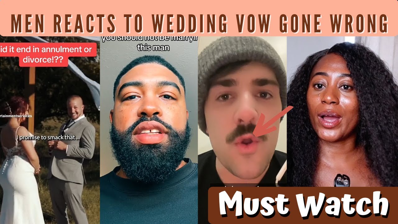 Men Reaction To Wedding Vow Gone Wrong - Must Watch