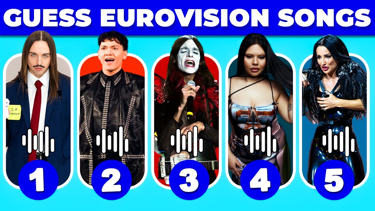 Guess the Song Eurovision Song Contest 2025 🎤🌍 | Music Quiz
