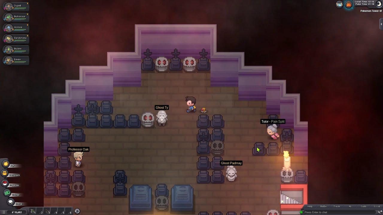 Lavender town Mr Fuji quest- Pokemon Revolution Online