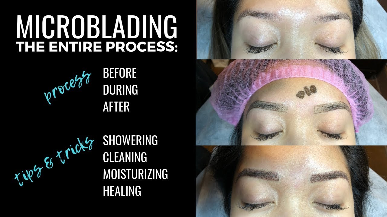Microblading My Eyebrows Full Process: Before, During, & After