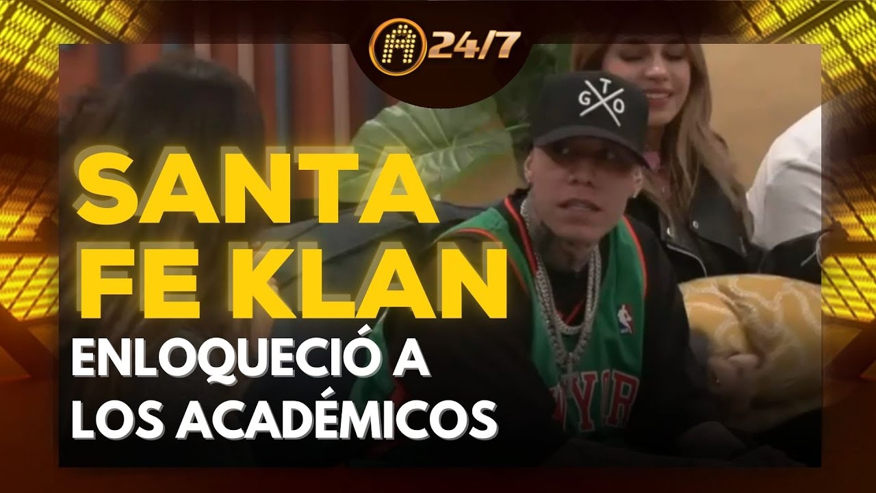 ¡Santa Fe Klan hizo gritar de emoción a los académicos! | La Academia 2024