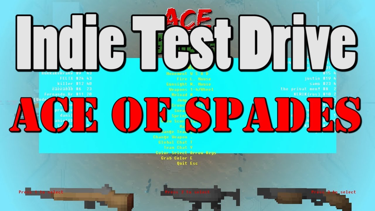 Indie Test Drive: Ace of Spades (Multiplayer Builder Shooter)