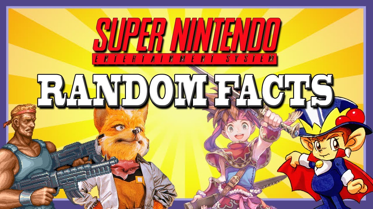 Super Nintendo Random Facts - SNESdrunk