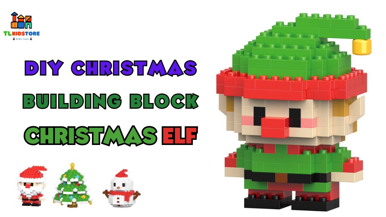 Detailed Instructions | DIY Christmas Building Block Set - Christmas Elf (W1402)