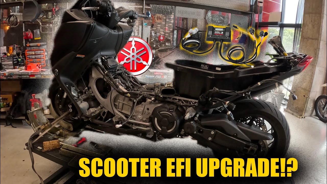 ПРОСТАЯ ОБНОВЛЕНИЕ EFI!! Yamaha T-Max и MALOSSI Force Master 3 | День из жизни