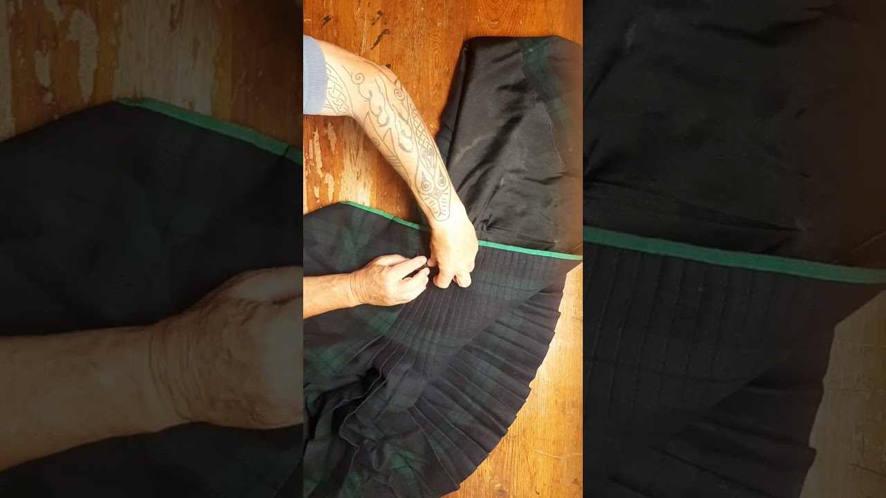 Restoring Regimental Regalia: kilt maintenance and repair part 1