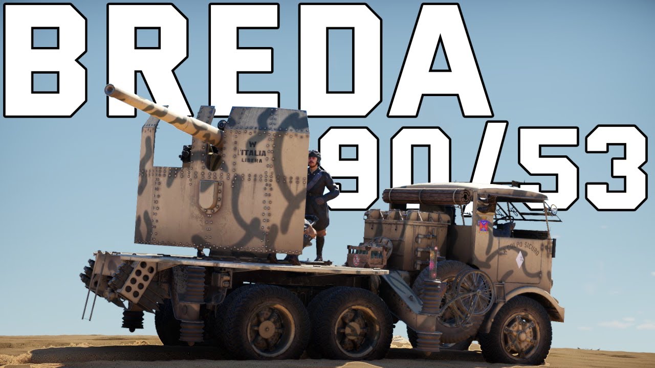 Italy's best delivery-- I mean, gun truck! - Breda 90/53 in War Thunder!