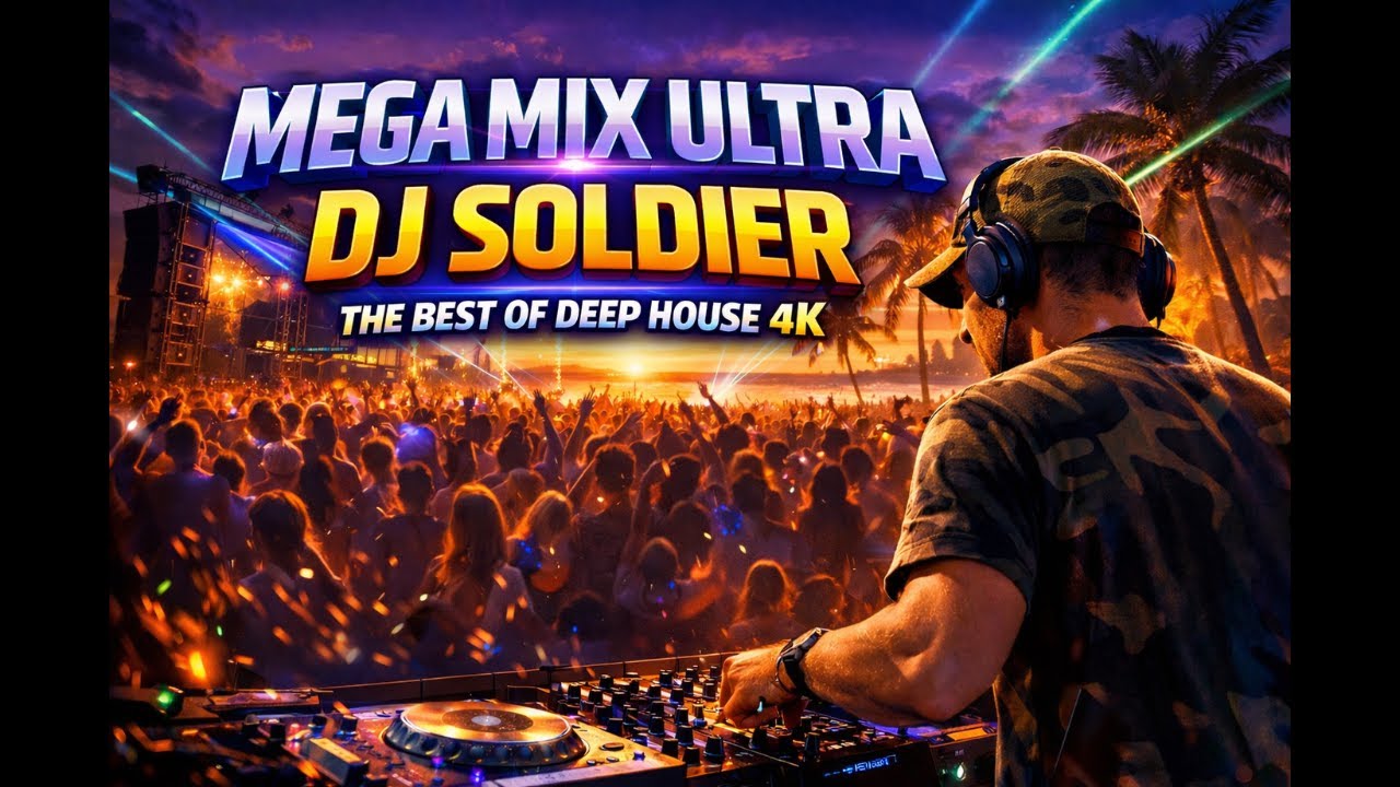 MEGA MIX ULTRA - DJ SOLDIER - THE BEST OF DEEP HOUSE 4K MÚSICA ELETRÔNICA 2026 - EDM VOCAL CHILL