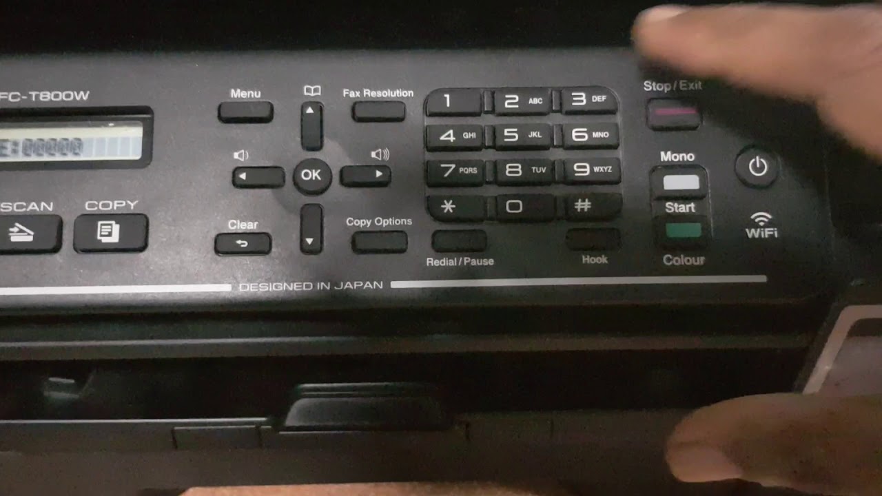 EACOM Guide Printer Brother MFC -T800W
Error Ink Box Full  เคลียซับหมึกเต็ม