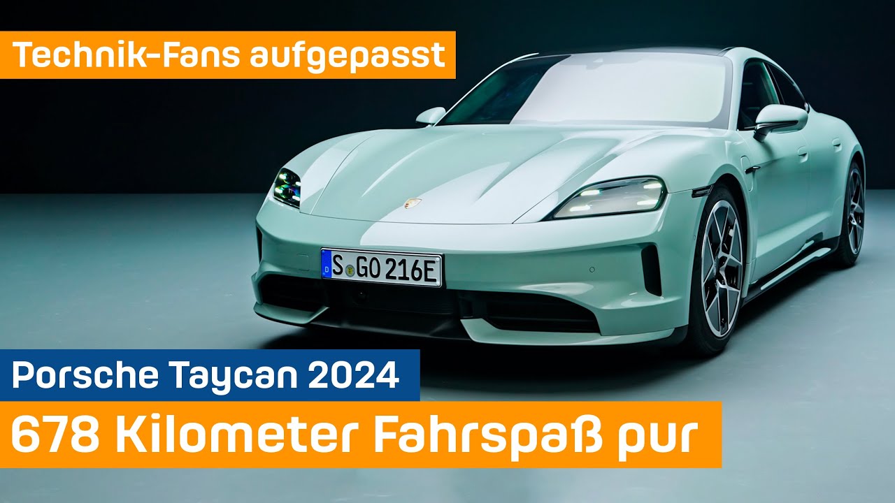 Porsche Taycan 2024 im Ersteindruck - Technik-Fans aufgepasst | EFAHRER