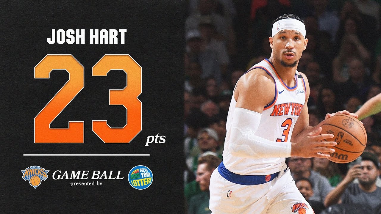 Josh Hart shines with 23 PTS as the Knicks defeat the Celtics in Game 2 | 2025 NBA Playoffs