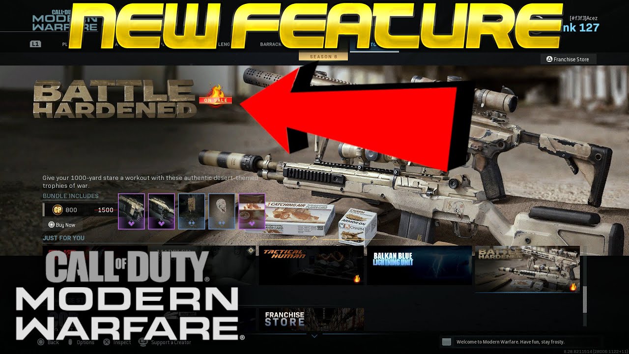 Modern Warfare - NEW ITEM SHOP FEATURE! BUNDLES ARE ON SALE!