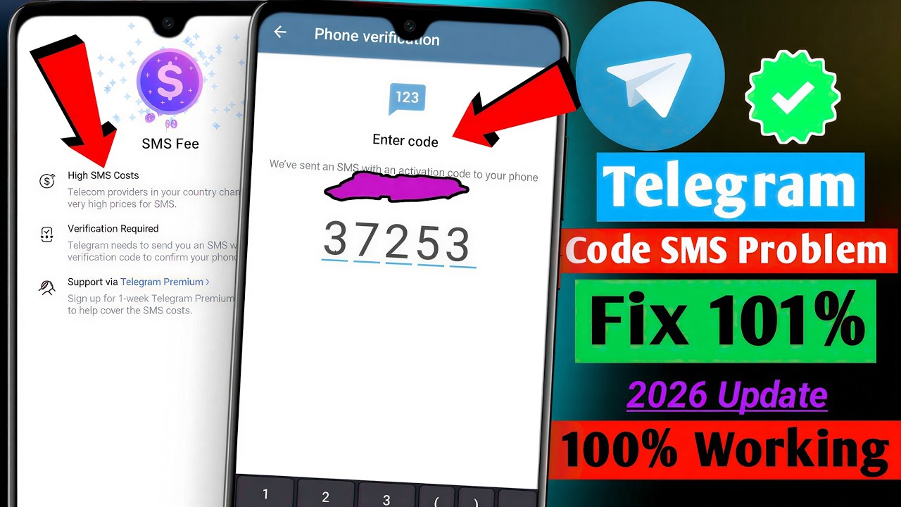 How To Fix Telegram Code SMS Problem (2026) | Fix Telegram SMS Fee Problem | Telegram Login Problem