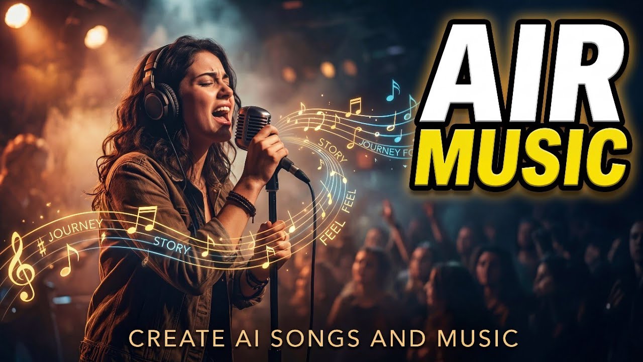 Create AI Songs in Seconds 🔥 | AirMusic AI Full Tutorial (2026)