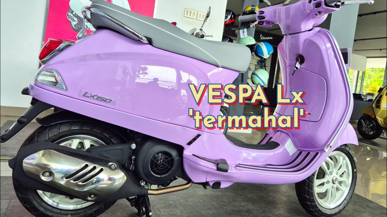 VESPA SMALLFRAME TERMAHAL? Vespa Lx 150 'lilac' 2026