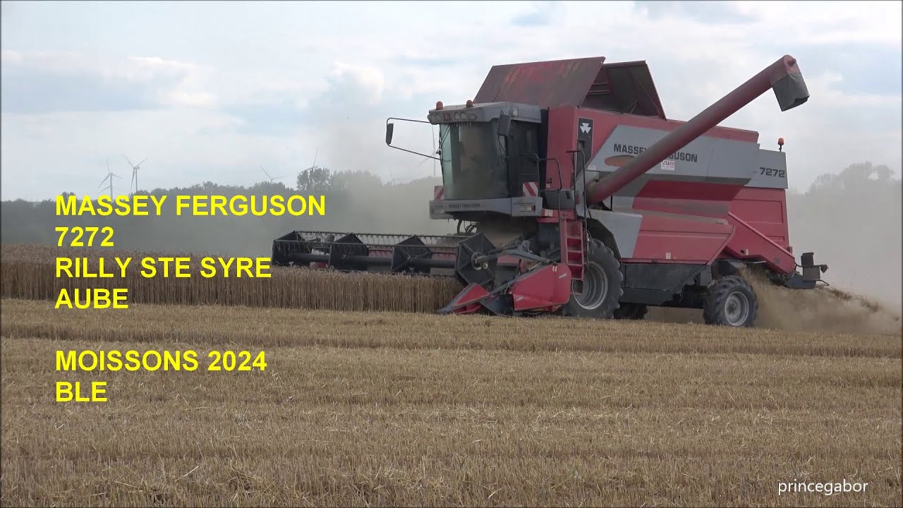 MOISSONS 2024 / MASSEY FERGUSON/ 7272 / RILLY STE SYRE / AUBE