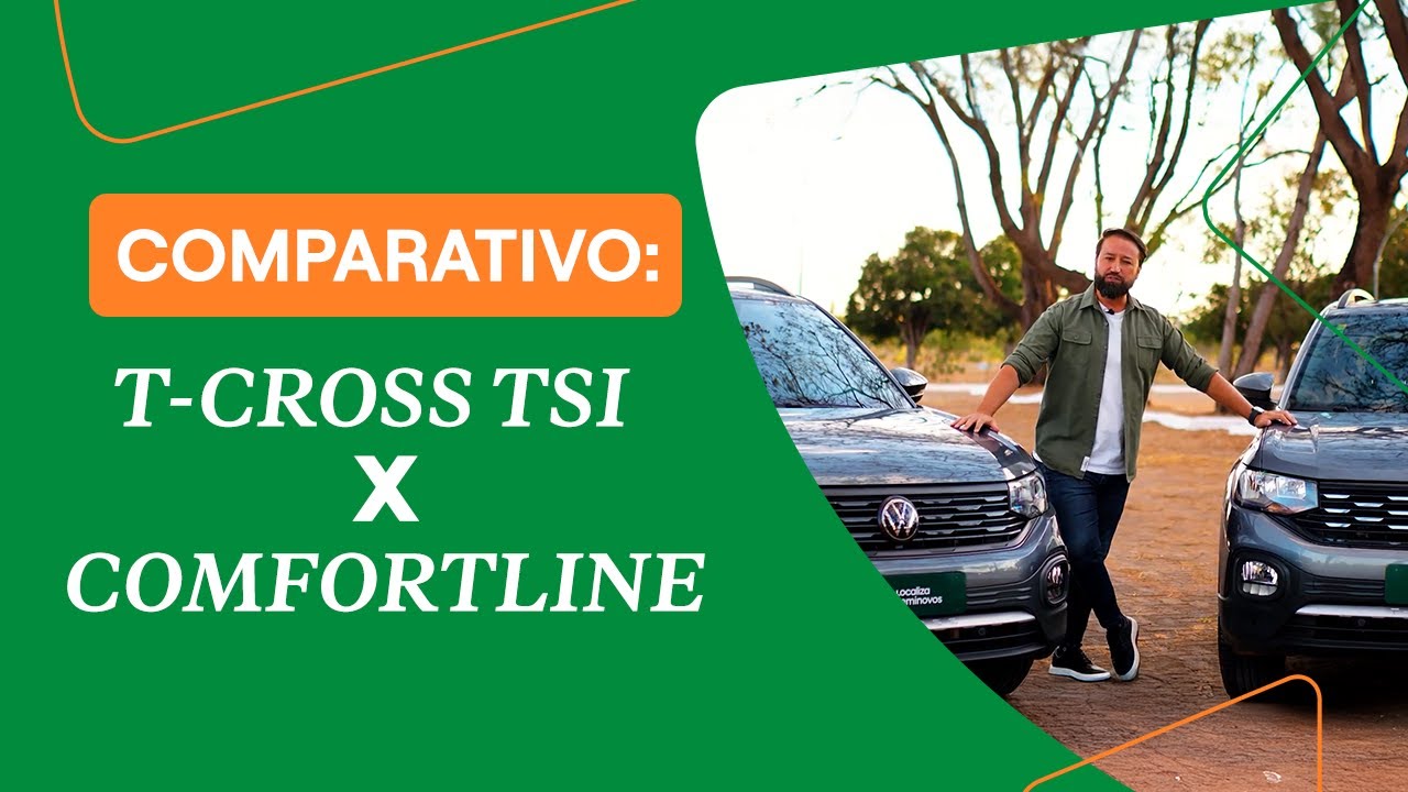 VOLKSWAGEN T-CROSS 200 TSI ou COMFORTLINE? Qual a melhor vers&atilde;o?