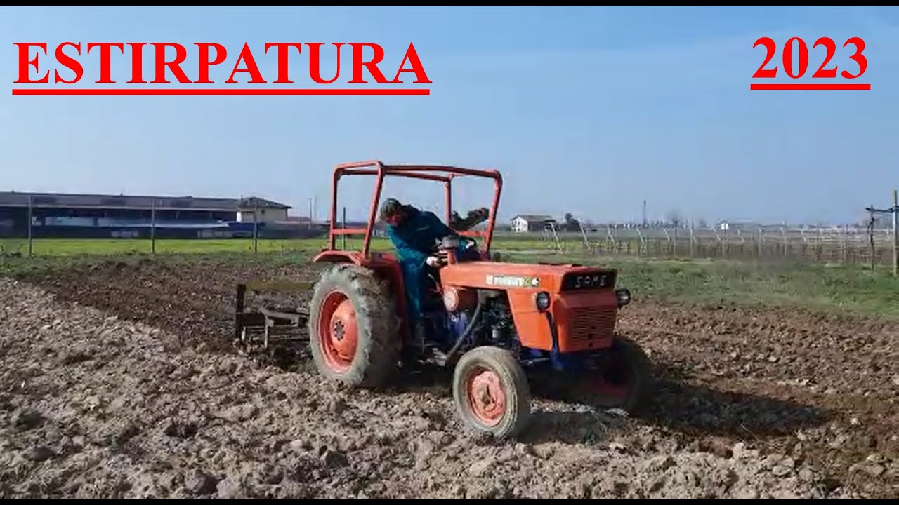 ESTIRPATURA 2023: Same Minitauro 60 + Estirpatore artigianale