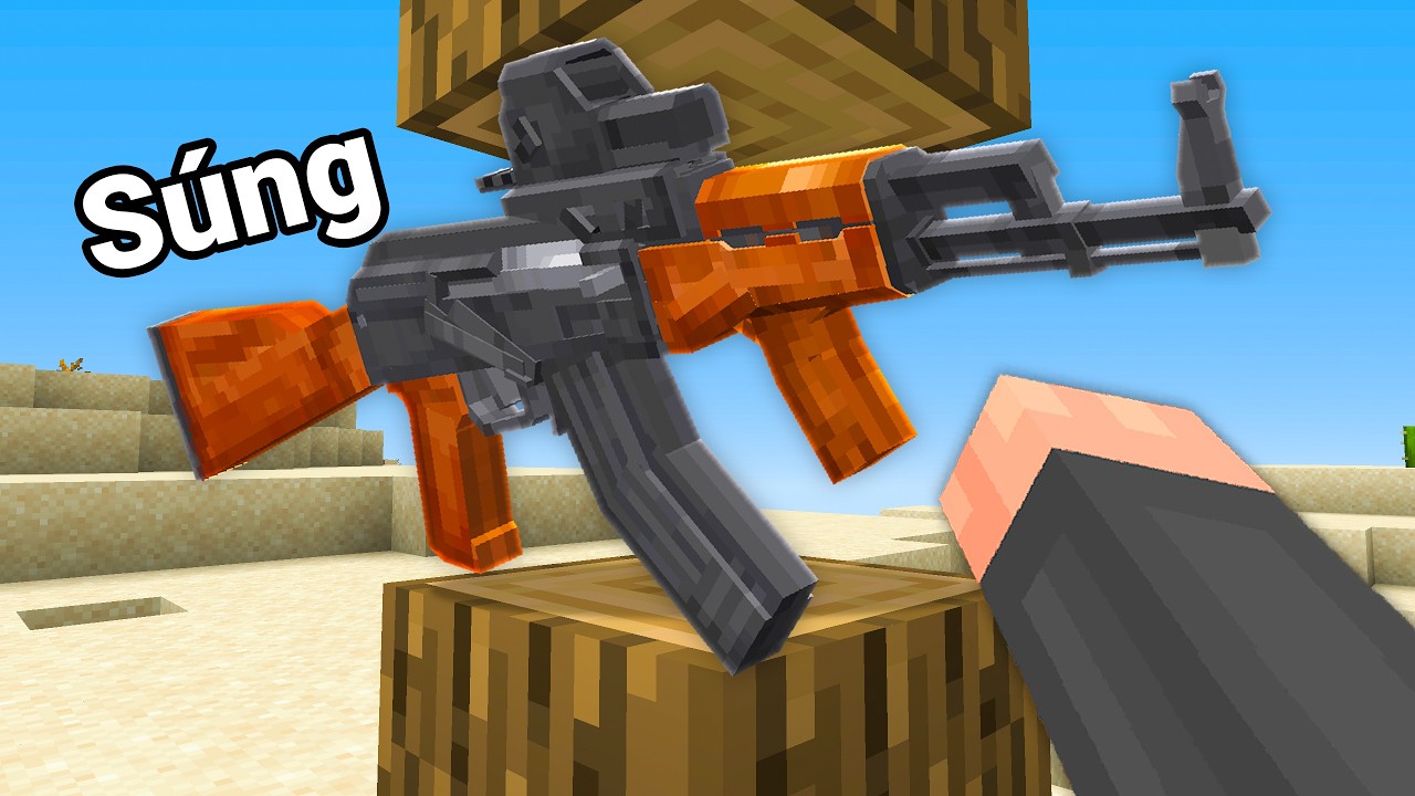 Minecraft nhưng Đập Block ra Súng