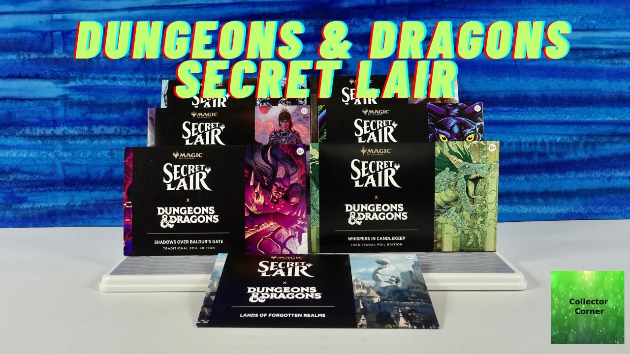 MTG Dungeons & Dragons Roll For Initiative Secret Lair Superdrop Opening
