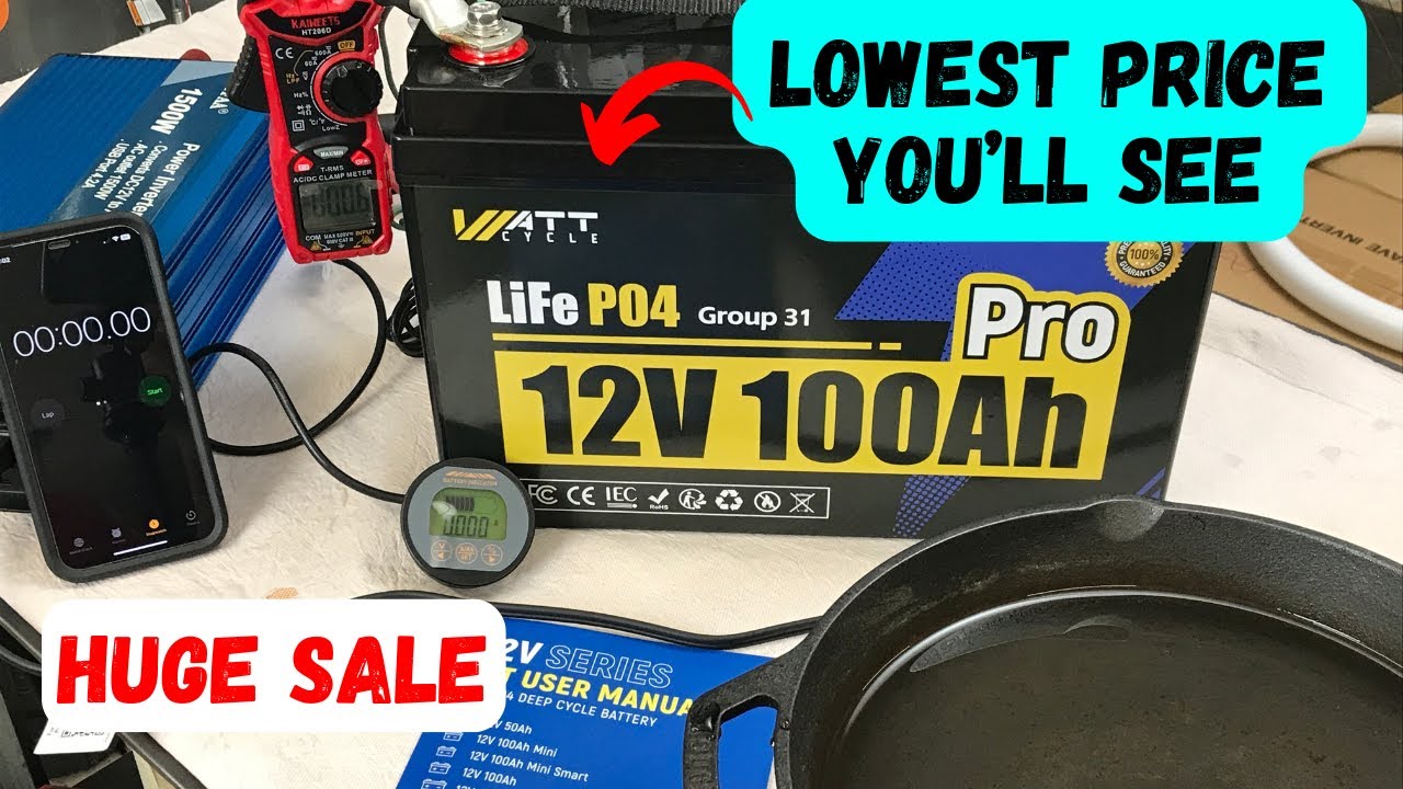 Unleashing the Power of the WattCycle 12V 100Ah Pro Group 31 LiFePO4 Battery