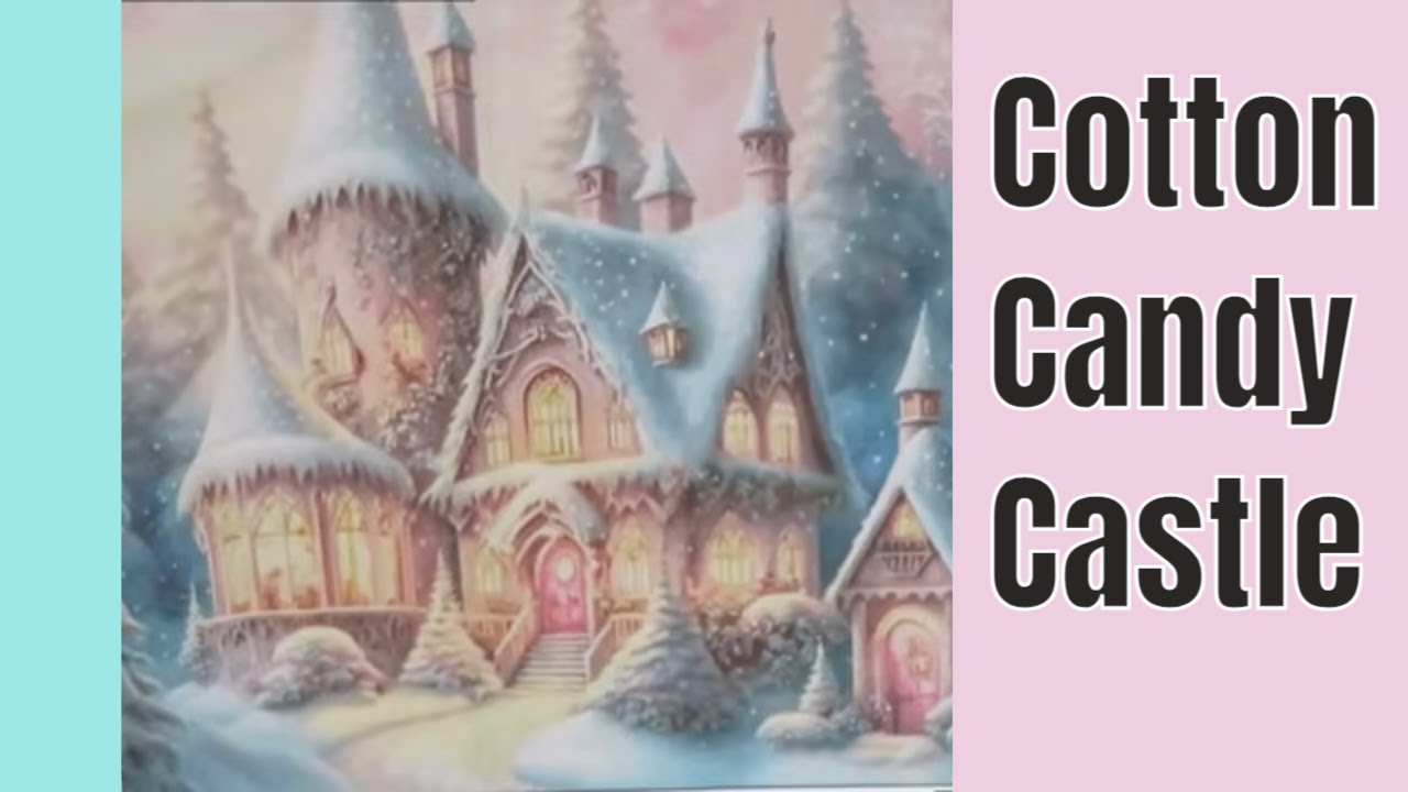 Cotton Candy Castle #paintingfairy