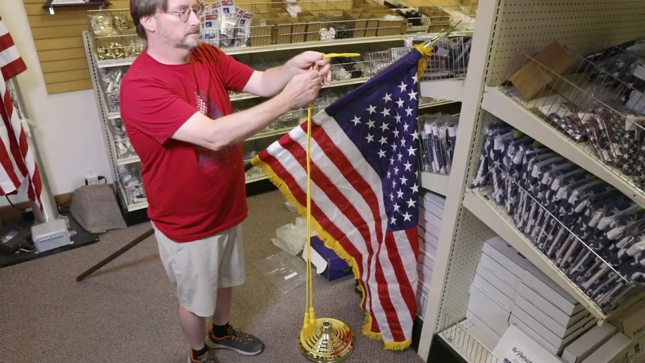 Flag Presentation Set Assembly