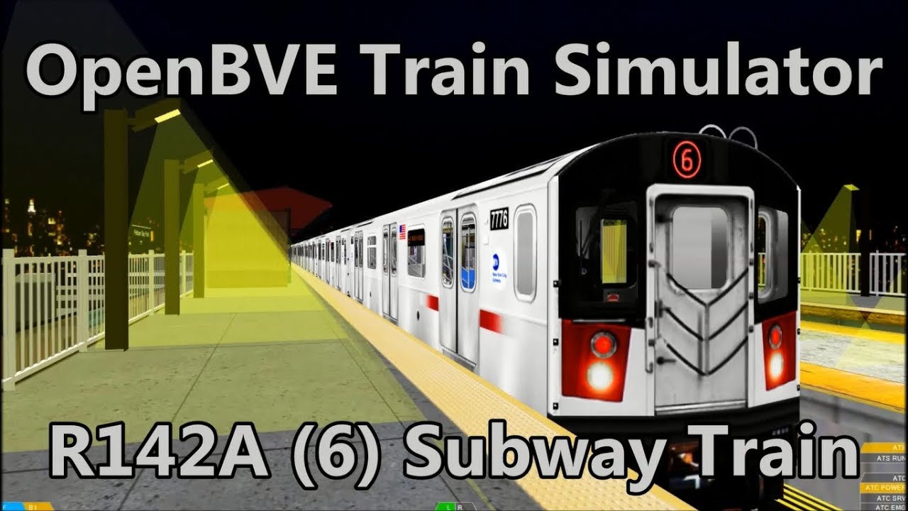OpenBVE ►6 Train to Brooklyn Bridge!◀ (R142A)