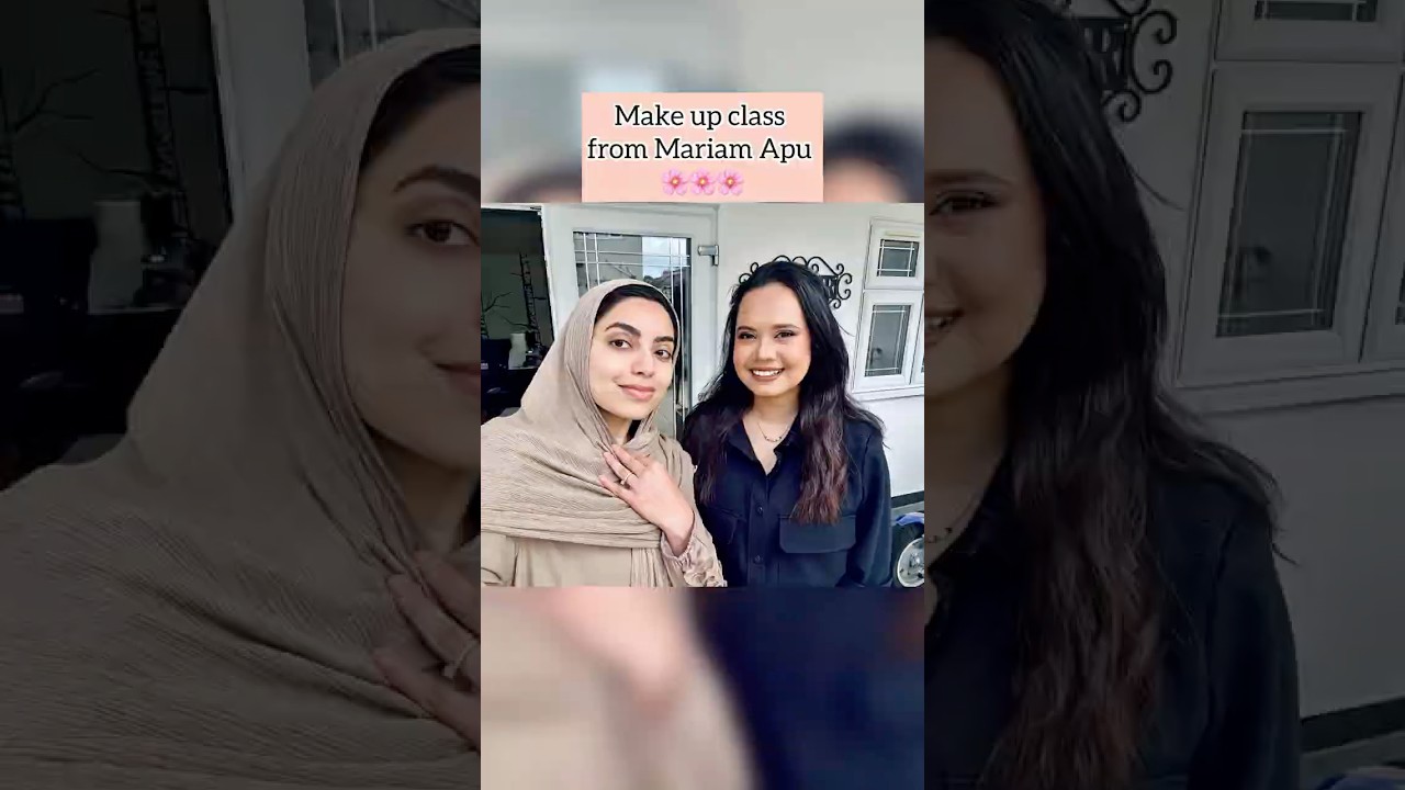 Makeup class by @mariammayesha .. my most favourite makeup artist of all time. 🌸🌸🌸