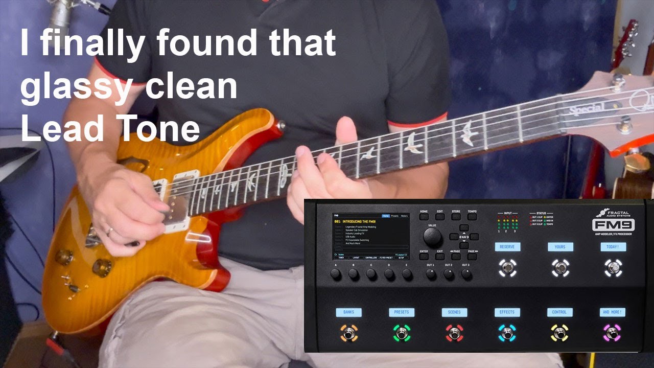Fractal Audio FM 9 | Firmware 9 | Awesome clean Lead sound | some important parameters