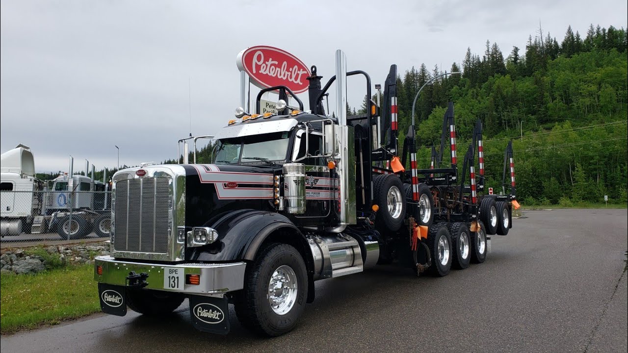 Ready for delivery new 2022 Peterbilt 367 Quad Logger