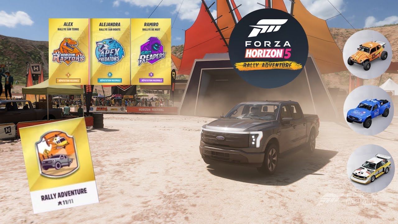 I completed the Horizon rally adventure in Forza horizon 5
