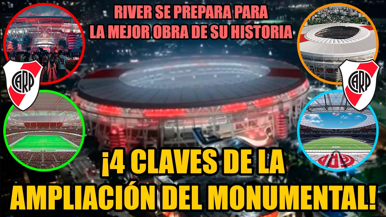 😲🏟 ¡SORPRESA en las OBRAS del MONUMENTAL! 😲🏟 | ⭐ RIVER y 4 CLAVES de la AMPLIACIÓN del ESTADIO ⭐