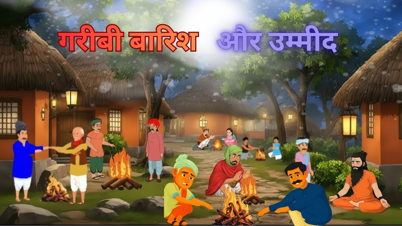 गरीबी बारिश और उम्मीद एक गरीब  Moral Story In Hindi  ll MoralAuraTv