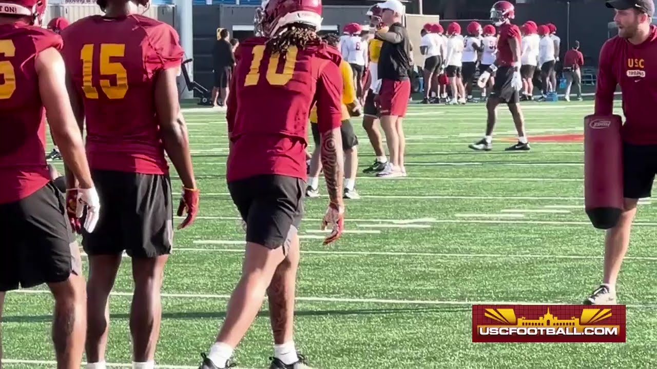 Sights and sounds from USC's first fall camp practice of 2025