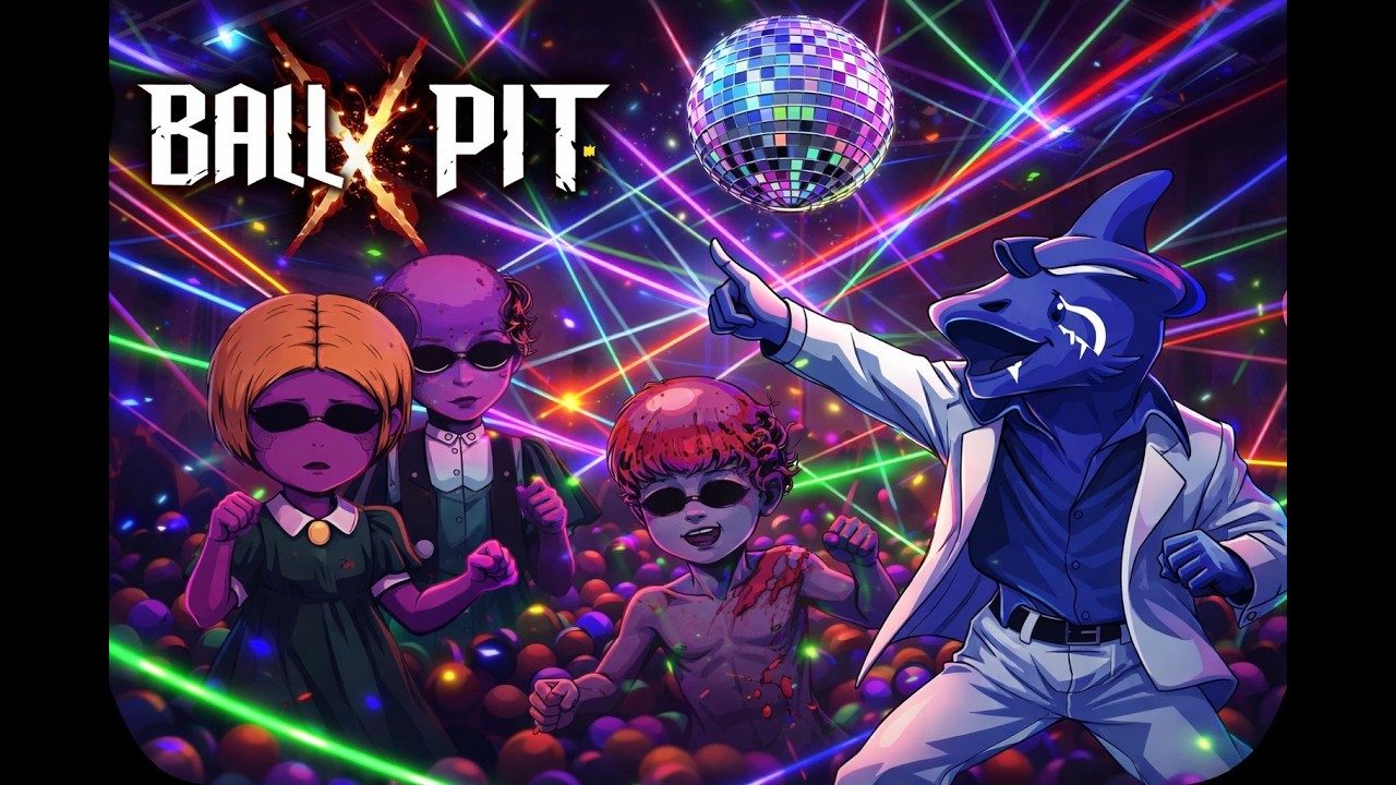 We threw the ULTIMATE laser light disco party  //  Ball X Pit