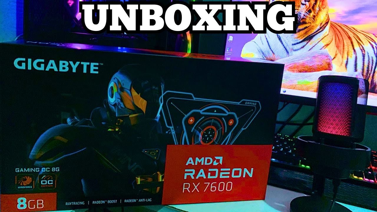 RX 7600 GIGABYTE TRIPLE FAN! UNBOXING E TESTE DA PLACA DE VIDEO MAIS CUSTO BENEFÍCIO!