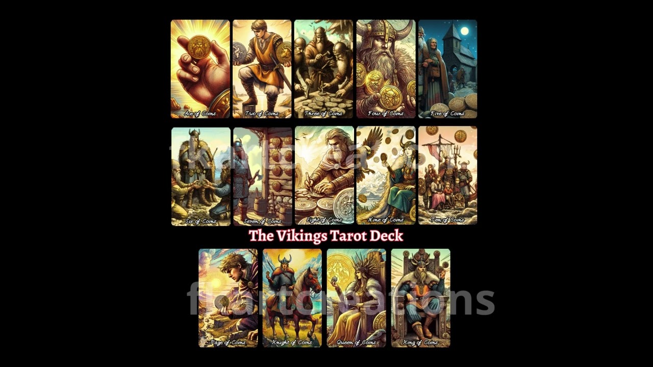 The Vikings Tarot Deck by fkartcreations #tarotcommunity #tarotdeck #newtarotdeck