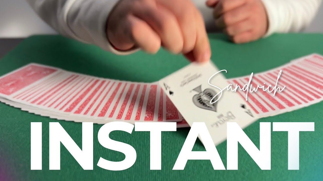 INSTANT SANDWICH CARD TRiCK TUTORIAL