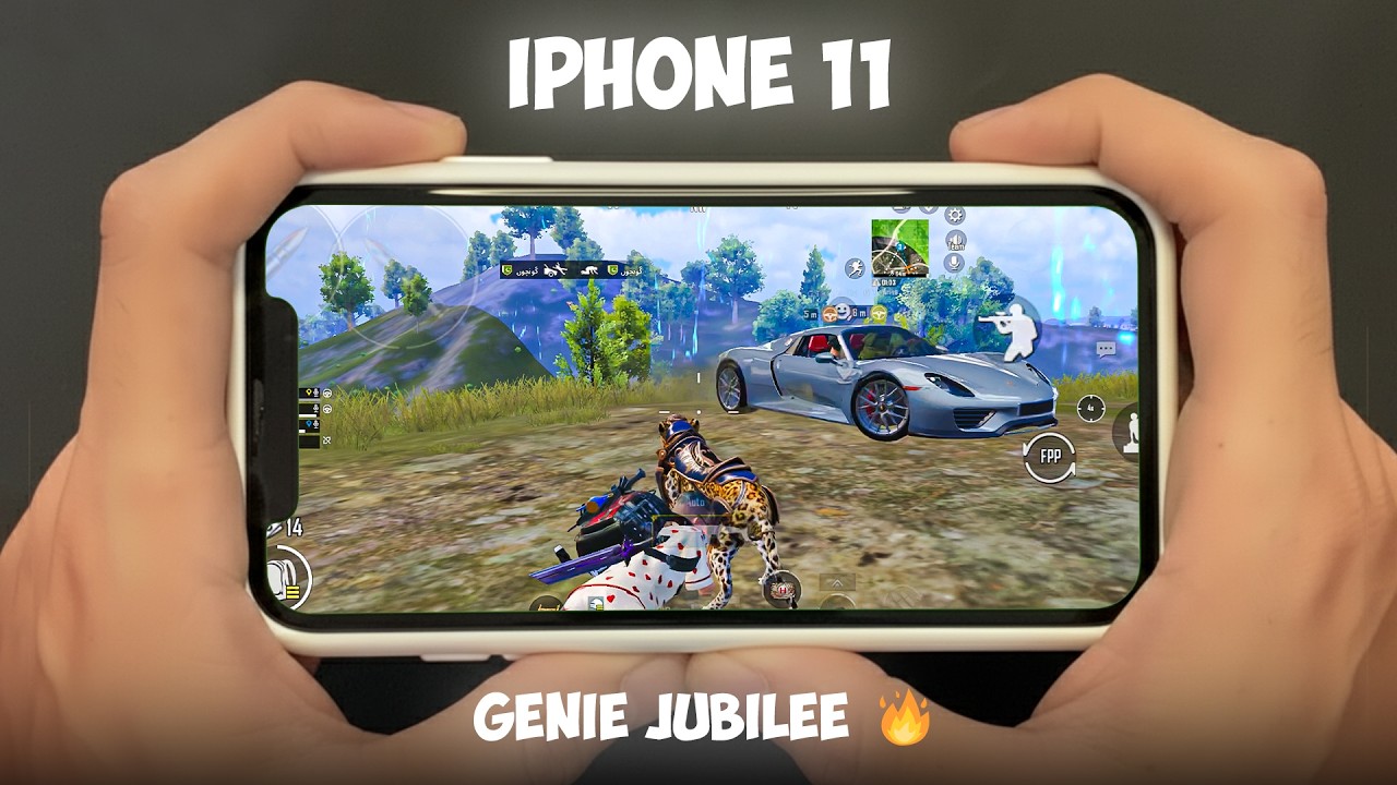 IPHONE 11 PRO MAX HANDCAM IN 2026 🔥/Super Smooth+Extreme PUBG Gaming Test😍/ NEW GENIE Gameplay
