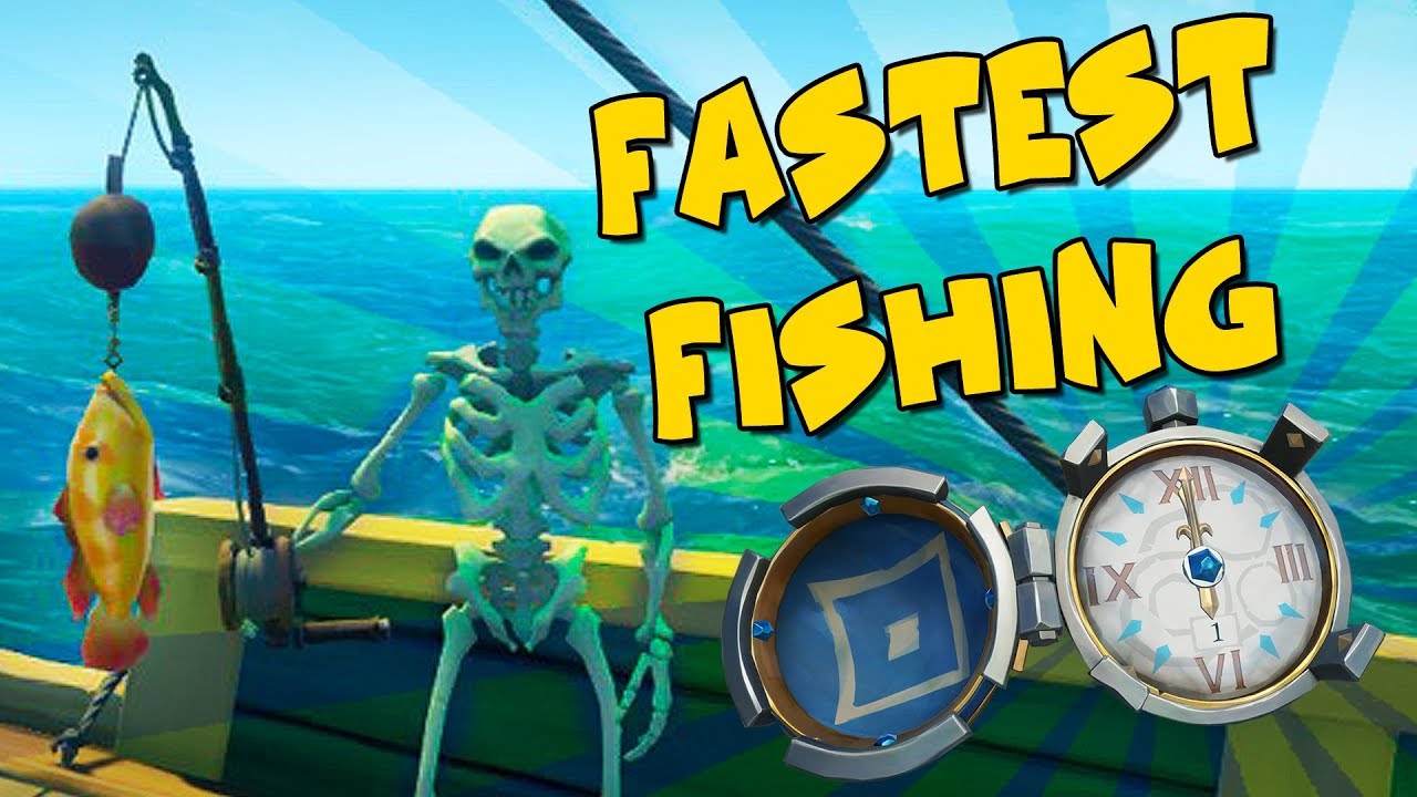 Sea Of Thieves - FASTEST FISHING - 1 Fish Every 45 Seconds - HUNTERS CALL
