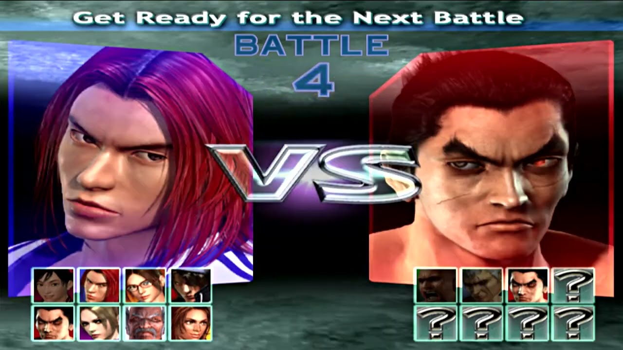 Tekken 4: Team Battle Mode [Hard] Part 46 - PC PS2 PCSX2 Emulator [1080p to 2160p 4k] #46