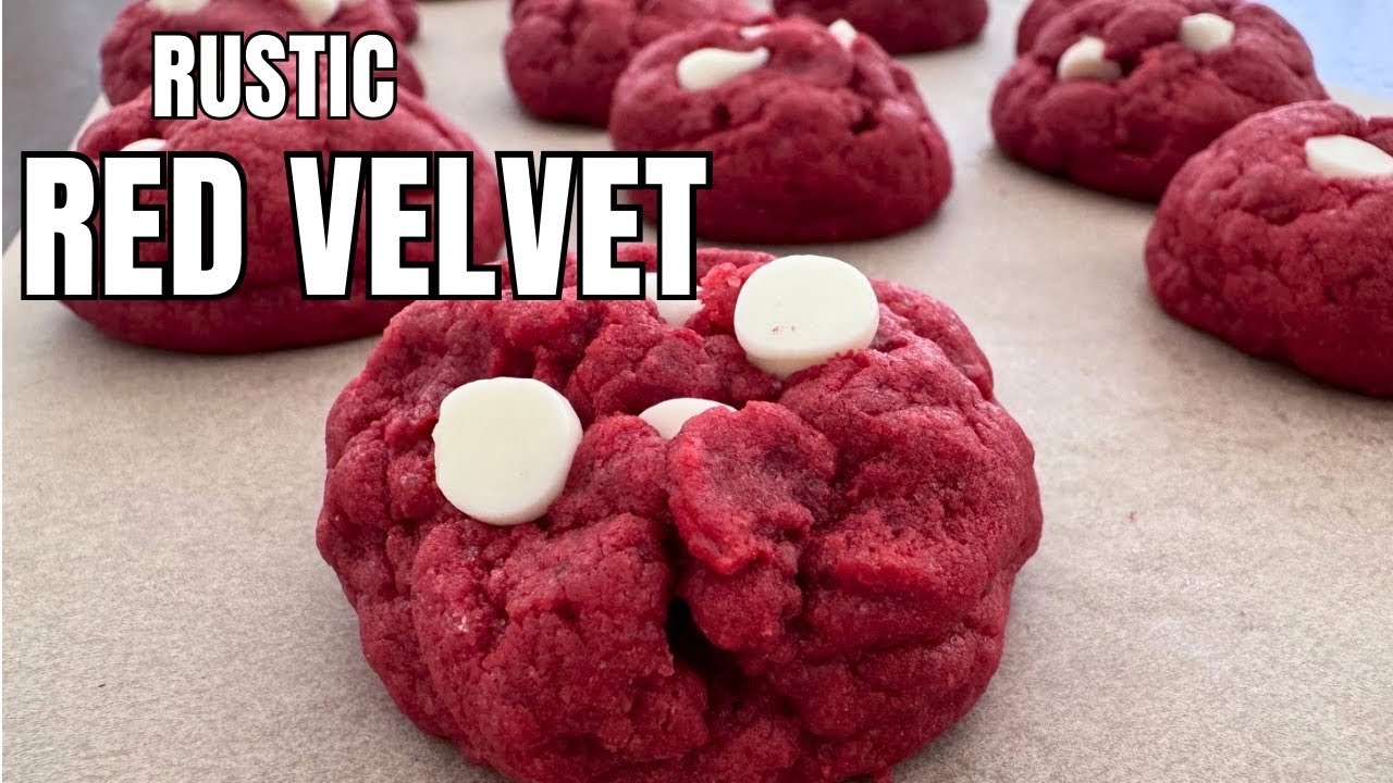 Rustic Red Velvet Cookies | Soft & Chewy Homemade Recipe