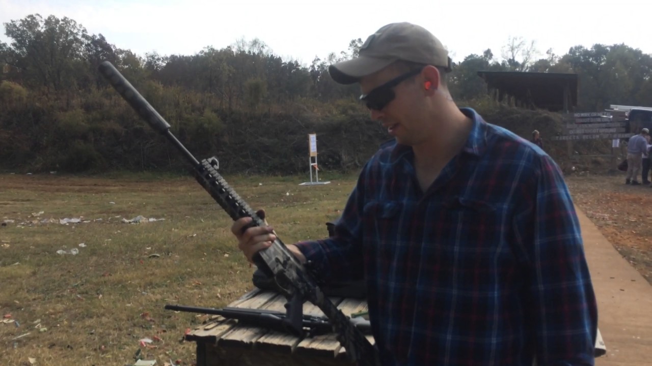 .22 with .30 cal suppressor