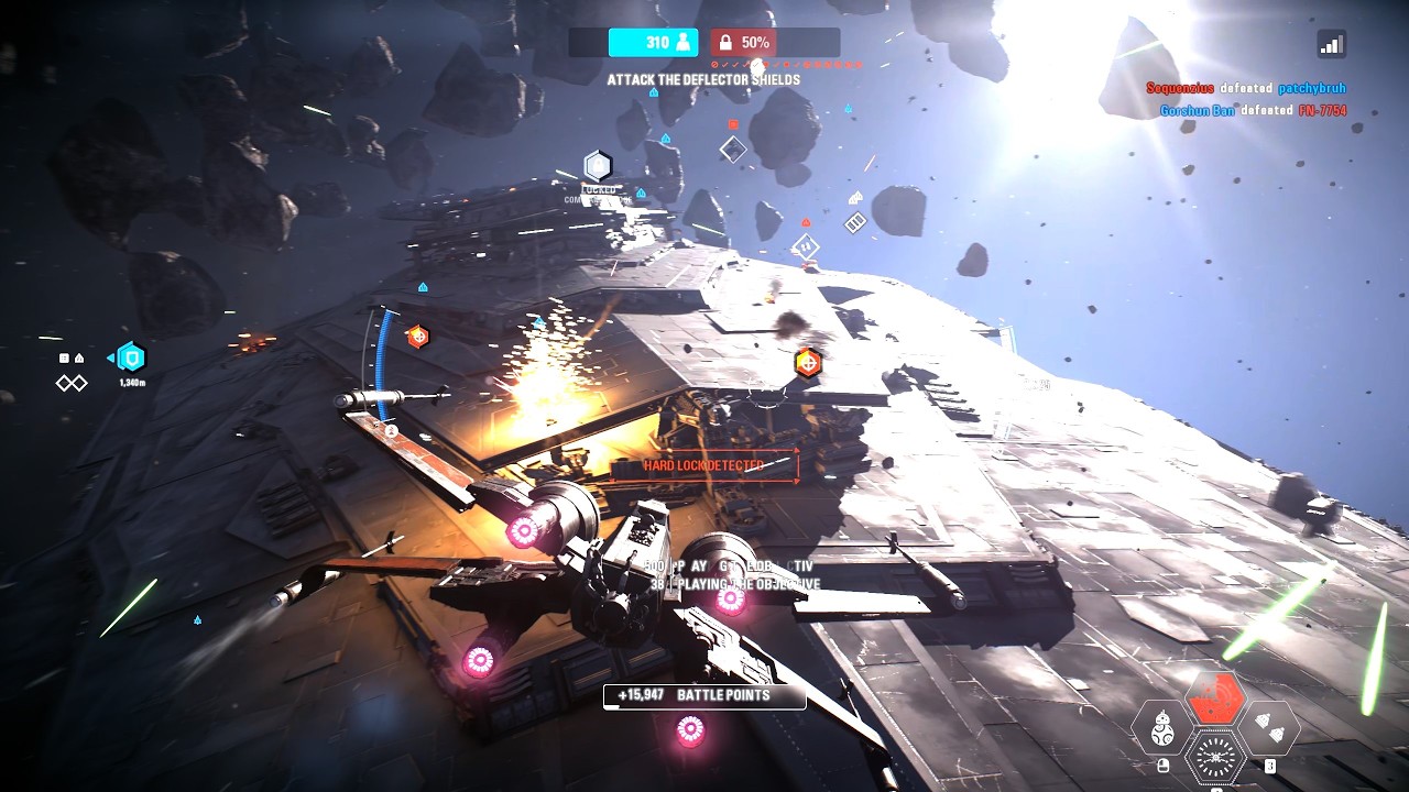 Starfighter Assault Gameplay - Unknown Regions (Resistance) Star Wars Battlefront II