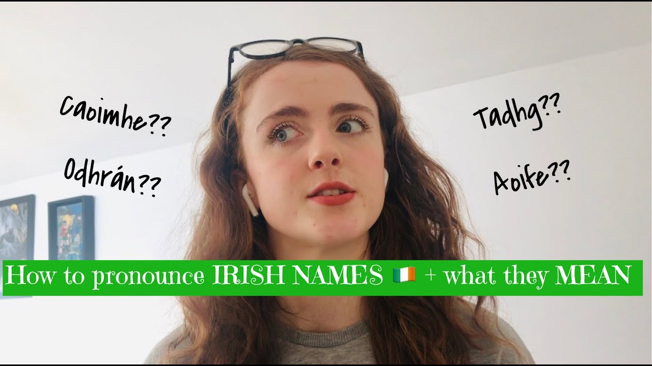 How to pronounce IRISH NAMES 🇮🇪 + what they MEAN 🤔